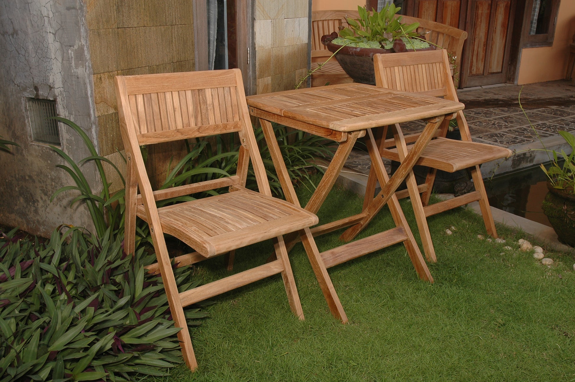 Windsor 3-pieces Square Bistro Set — View 2