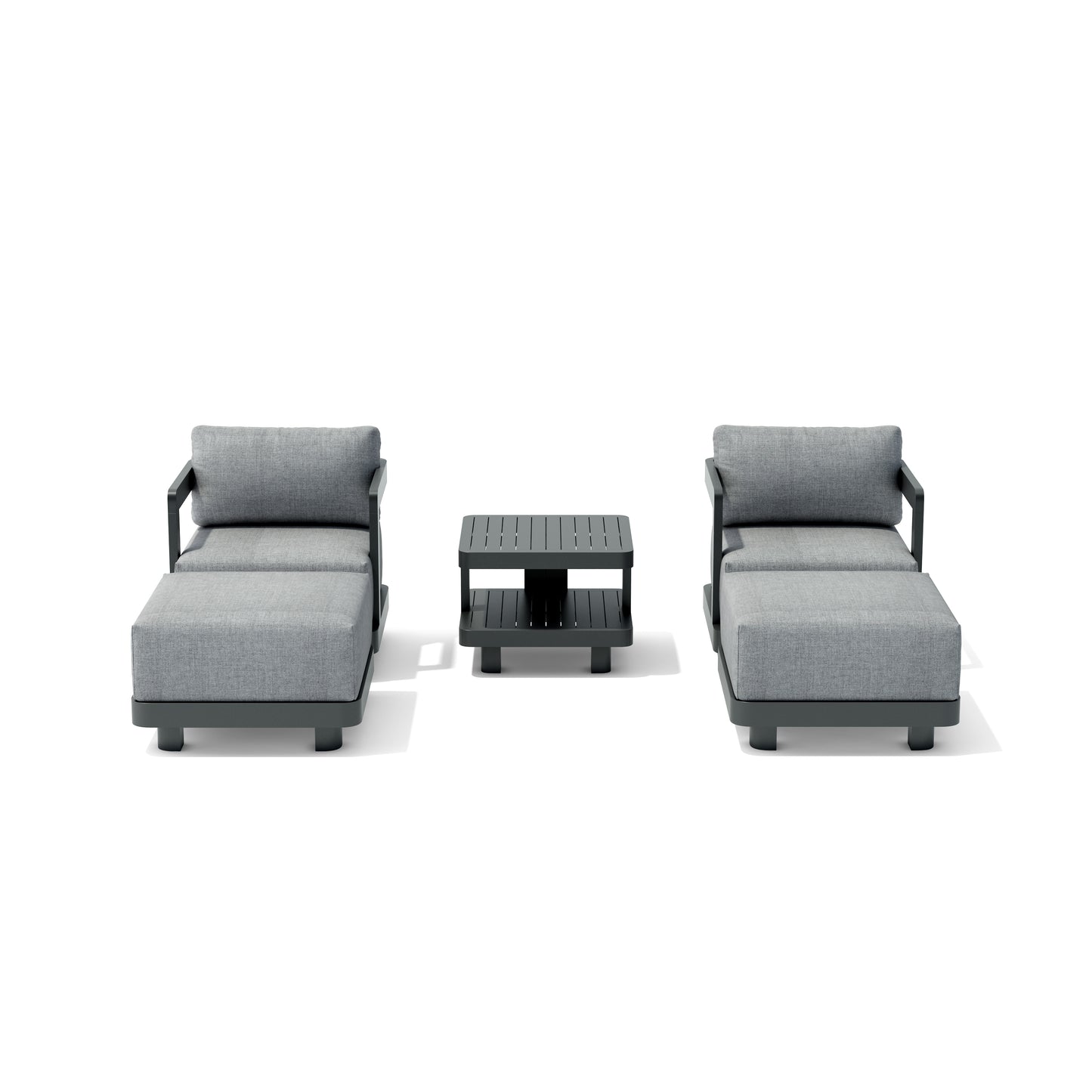 SET-905-AL 5-pc Granada Aluminum Deep Seating — View 3
