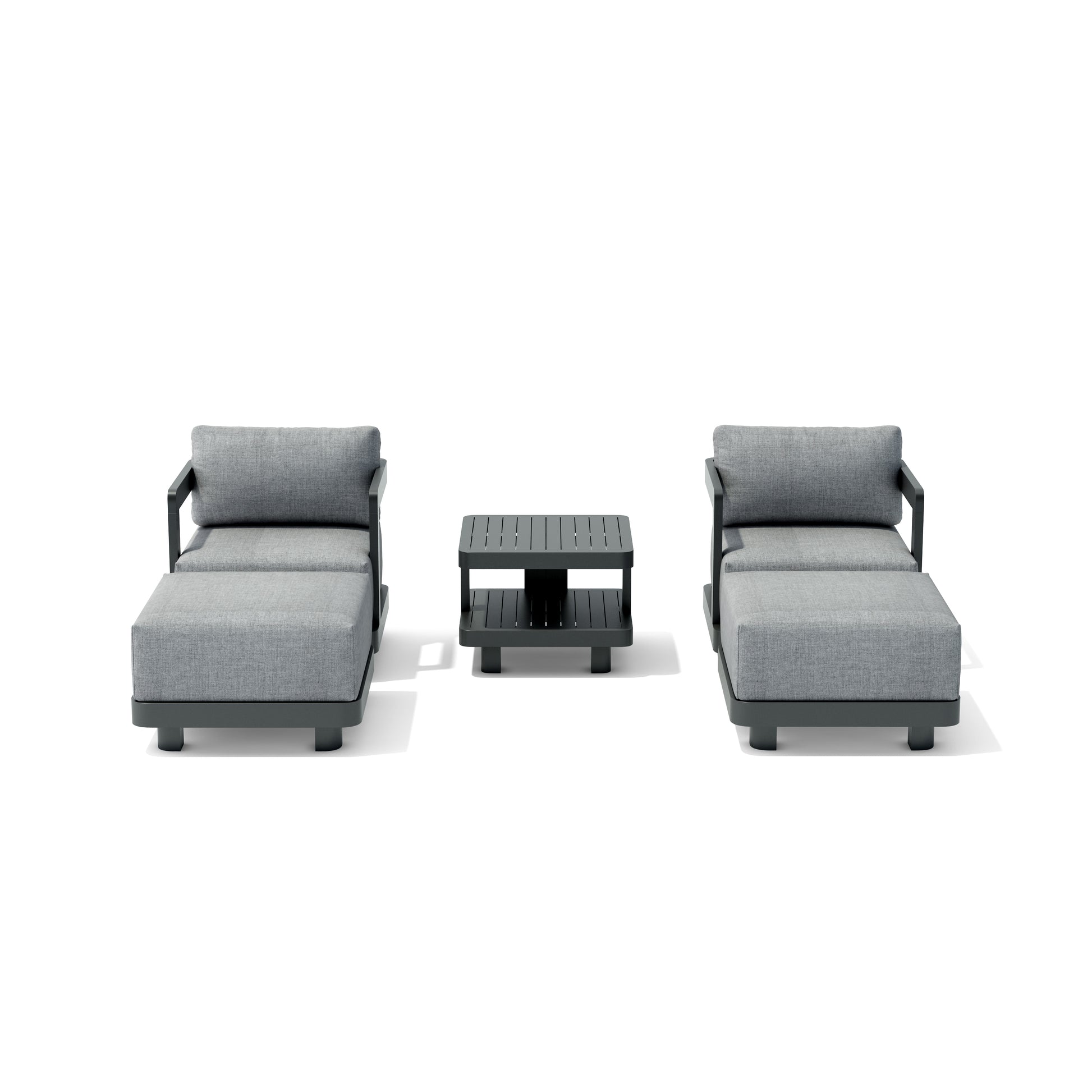 SET-905-AL 5-pc Granada Aluminum Deep Seating — View 3