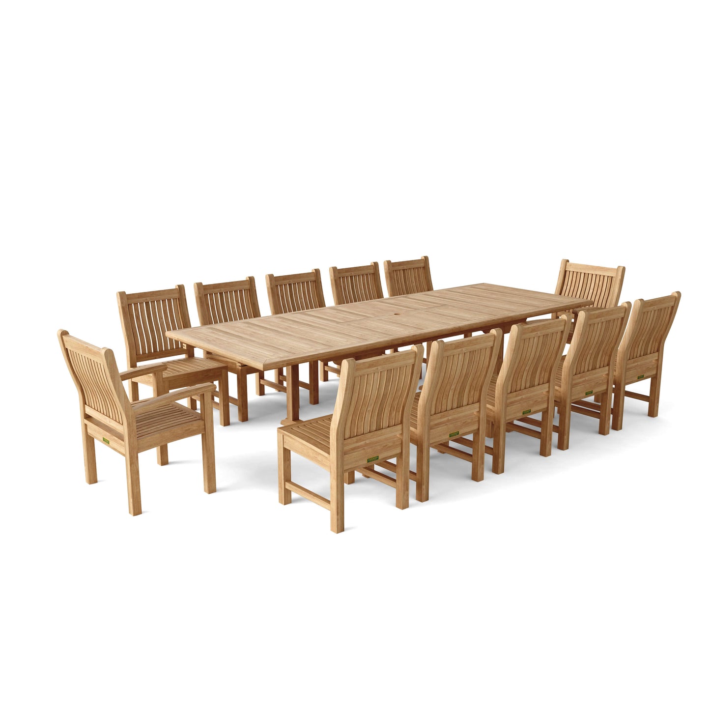 Valencia Sahara 13-Pieces Rectangular Dining Set — View 3