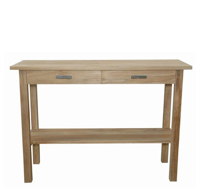 Atlanta Rectangular Serving Table w/ 2 Drawers and 1 Shelf — View 2
