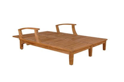 Brianna Double Sun Lounger with Arm — View 3