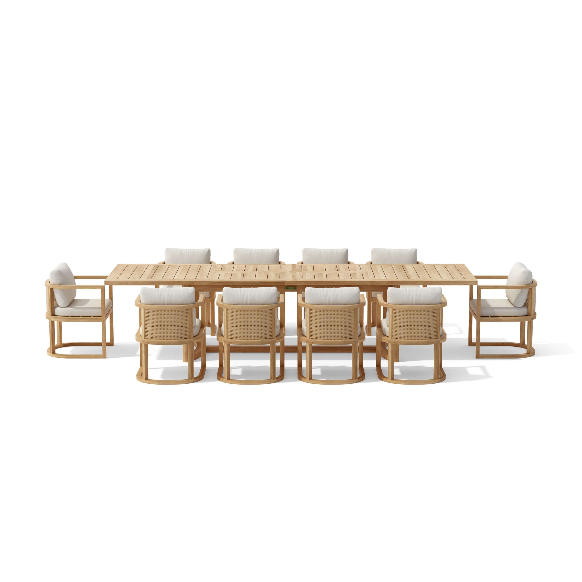 SET-224 11-pc Junus Extension Dining Table Set — View 3
