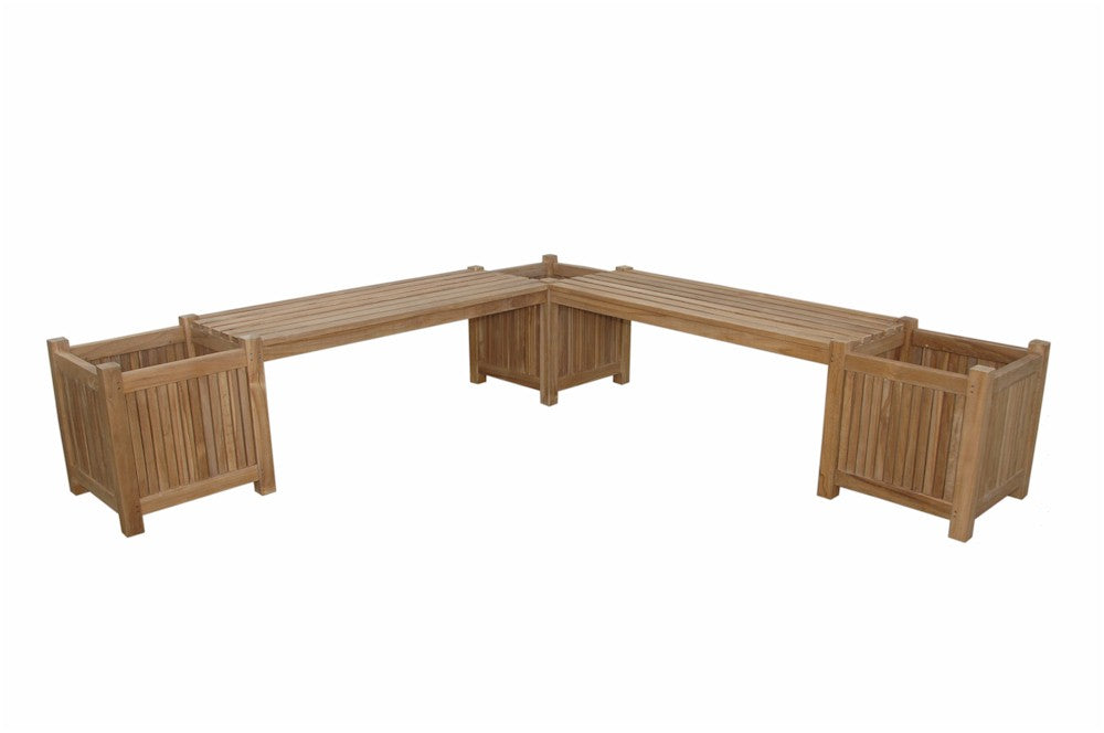 Planter Bench (2 bench + 3 planter box) — View 5