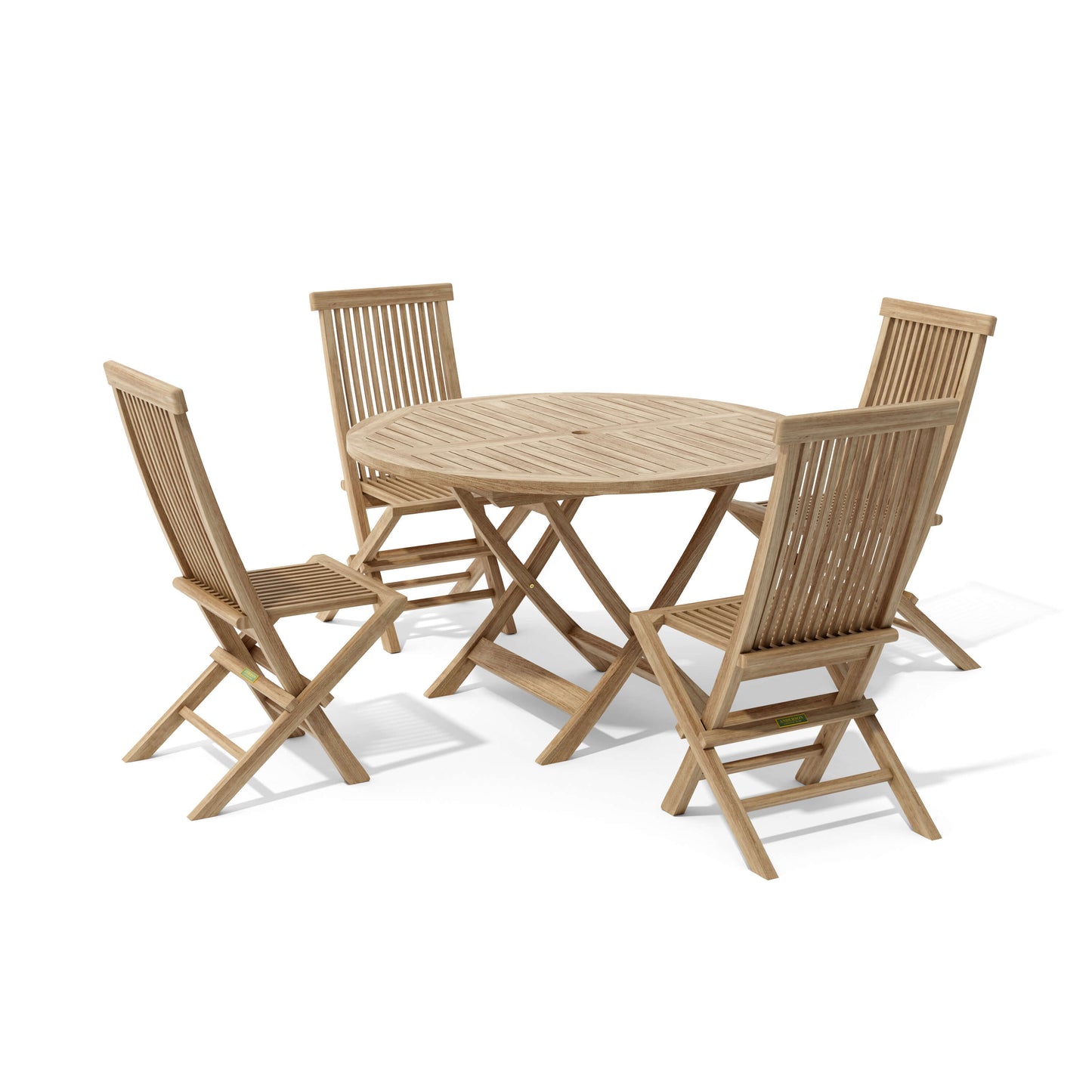Classic Bahama 5-Pieces Folding Dining Set — View 2