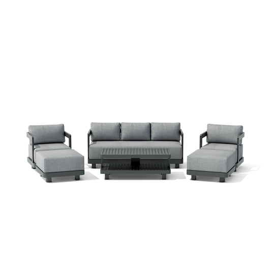 SET-903-AL 6-pc Granada Aluminum Deep Seating — View 2