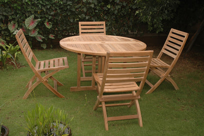 Andrew Butterfly Folding 5-pieces Dining Set — View 3