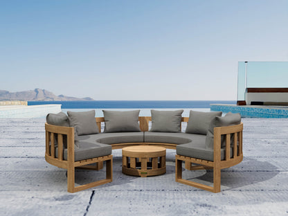 SET-810 Circular Modular Deep Seating Set