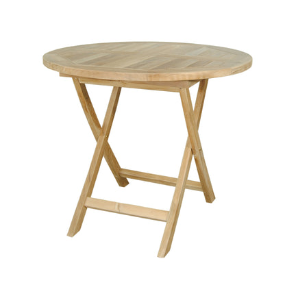 Windsor 31" Round Picnic Folding Table — View 4