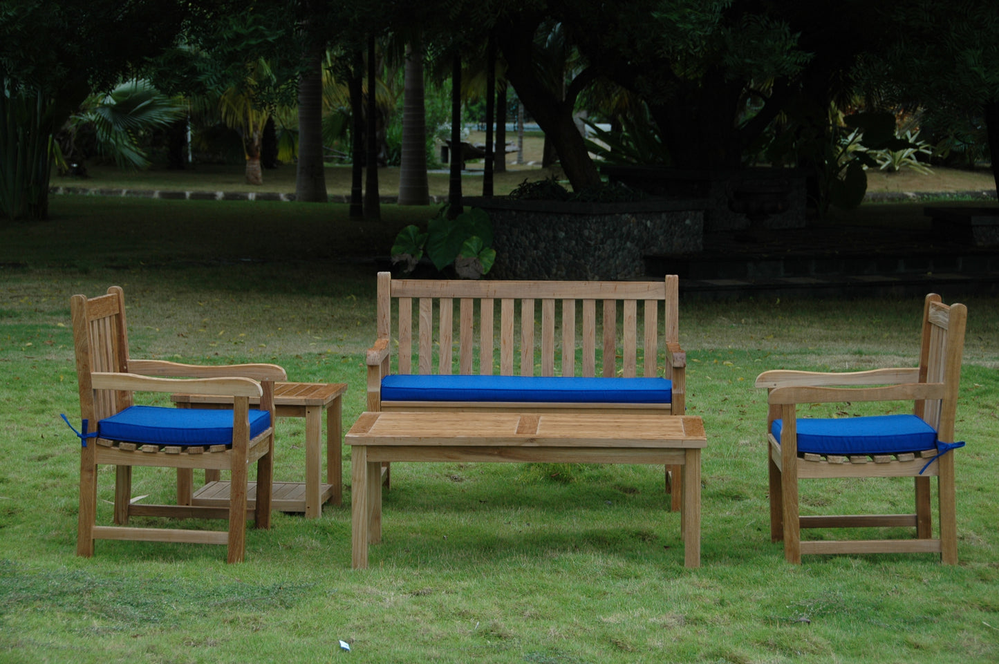 Classic 2-Seater 5-Pieces Conversation Set — View 4