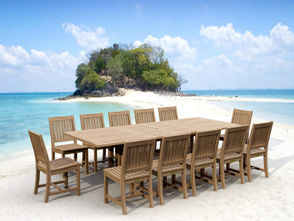 Sahara Rialto 13-Pieces Rectangular Dining Set — View 2