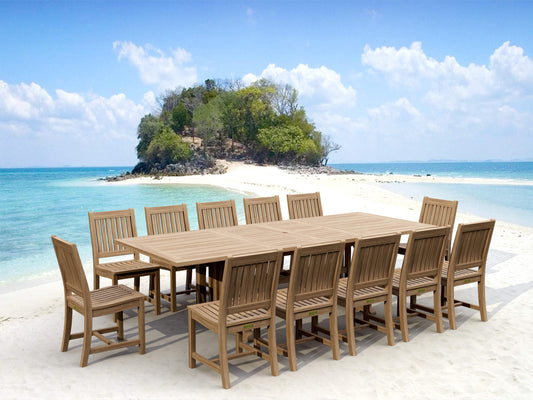 Sahara Rialto 13-Pieces Rectangular Dining Set — View 2