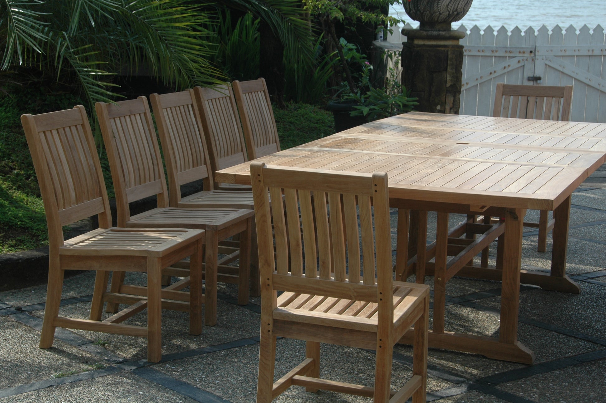 Sahara Rialto 13-Pieces Rectangular Dining Set — View 4