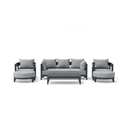 SET-171 6-pc Coronado Aluminum Deep Seating Set — View 2
