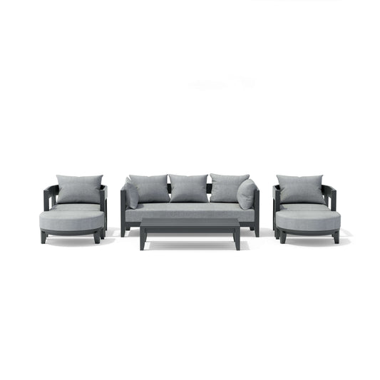 SET-171 6-pc Coronado Aluminum Deep Seating Set — View 2