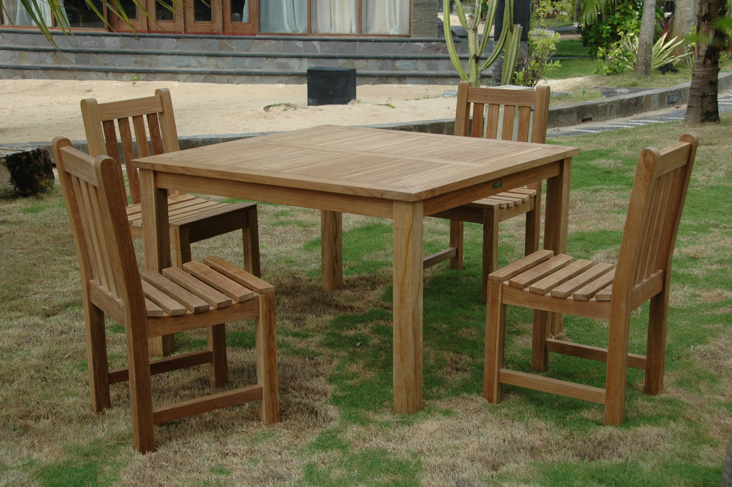 Windsor Classic Side Chair 5-Pieces Dining Table Set