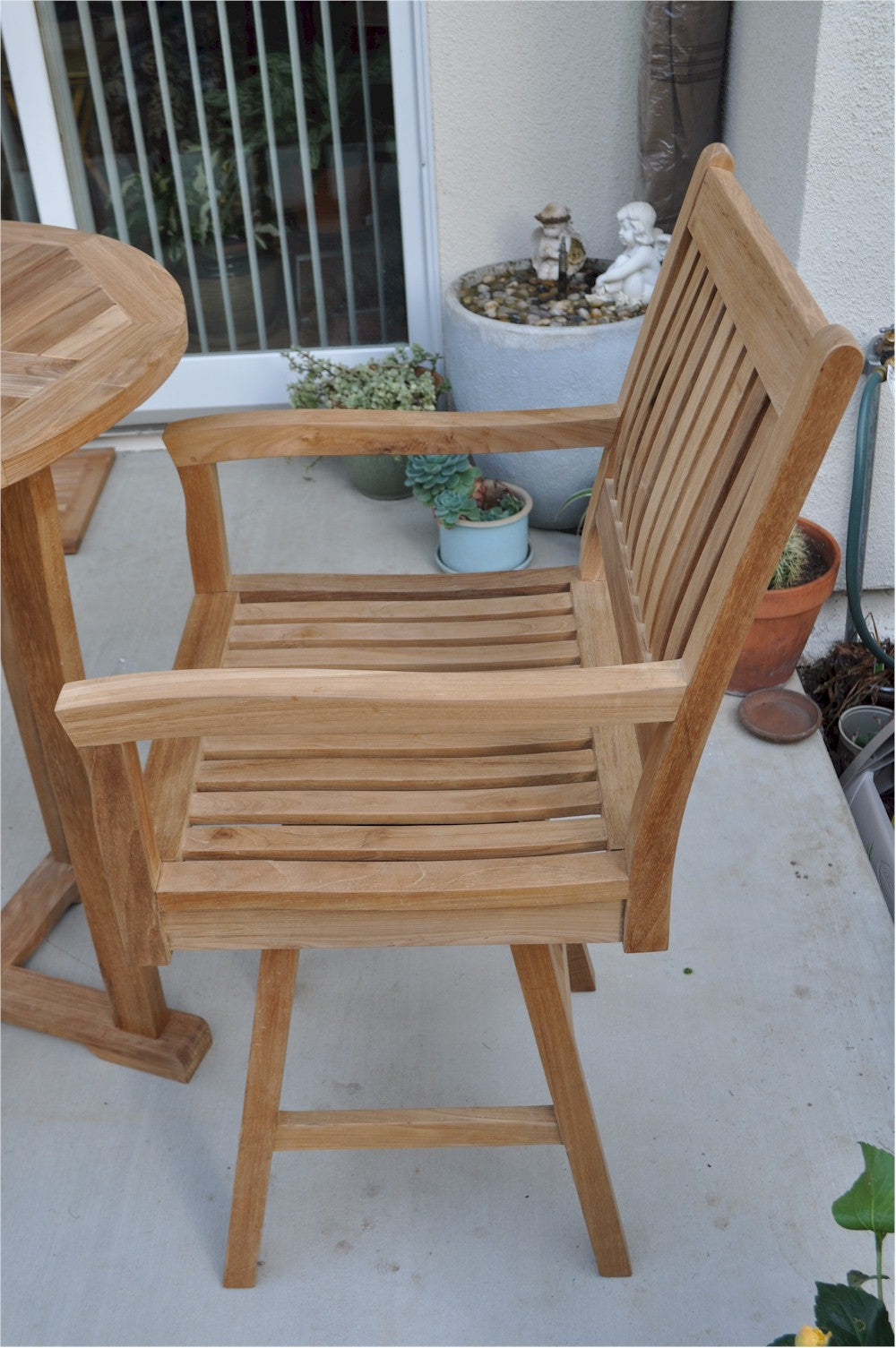 Rialto Swivel Bar Armhair — View 5