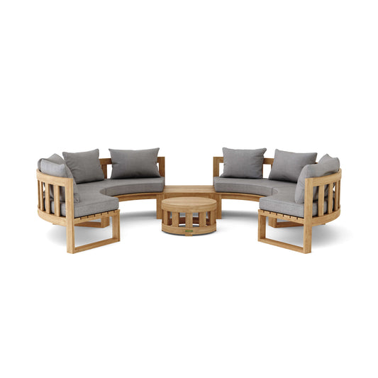 SET-811 Circular Modular Deep Seating Set — View 2