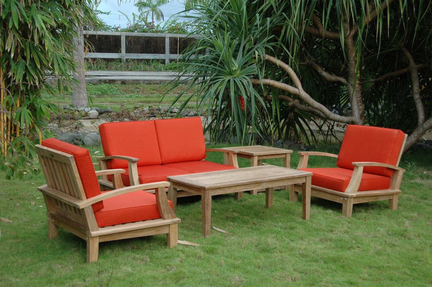 Brianna Bahama 5-Pieces Deep Seating Loveseat Set — View 3