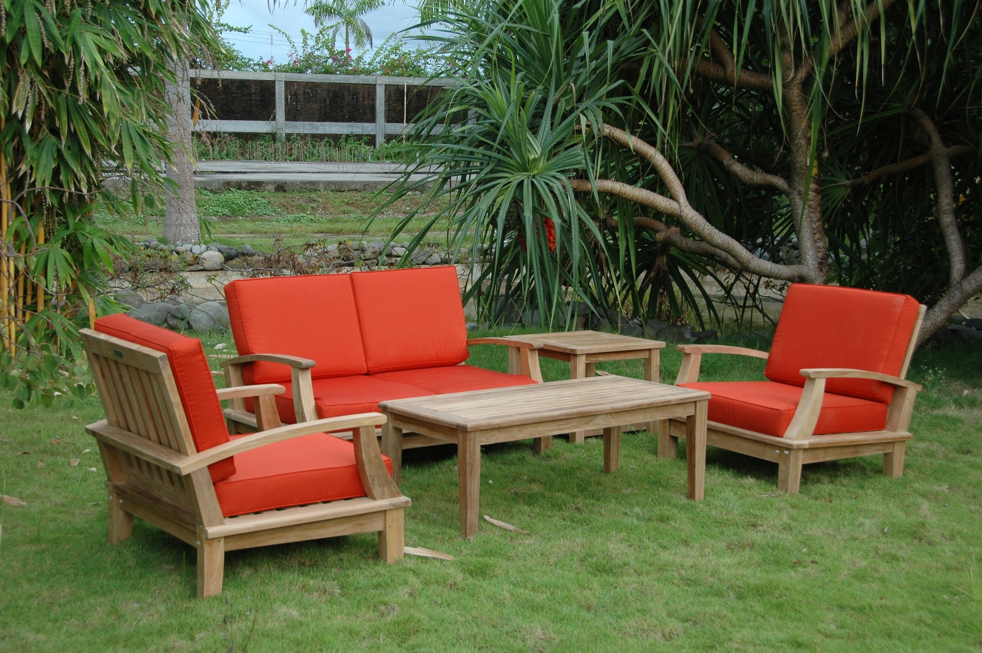 Brianna Bahama 5-Pieces Deep Seating Loveseat Set — View 3