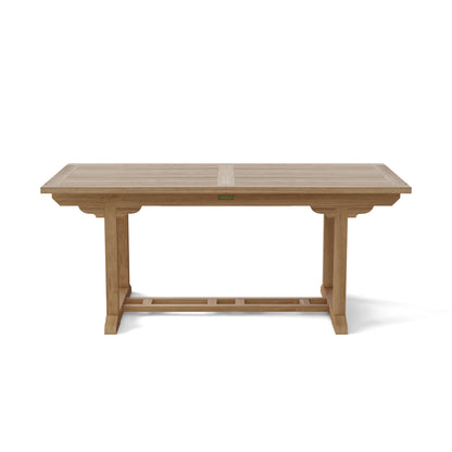 Bahama 8-Foot Rectangular Extension Table — View 2
