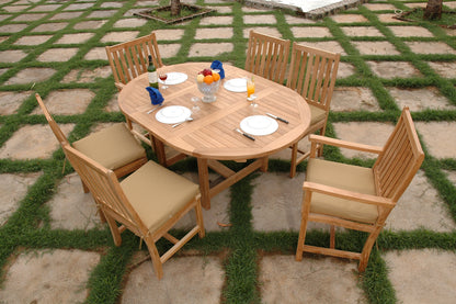 Bahama Wilshire 7-Pieces Extension Dining Set — View 4