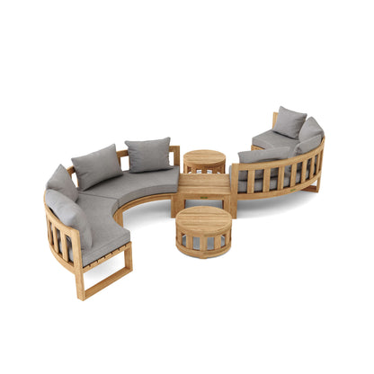 SET-813 Circular Modular Deep Seating Set — View 3