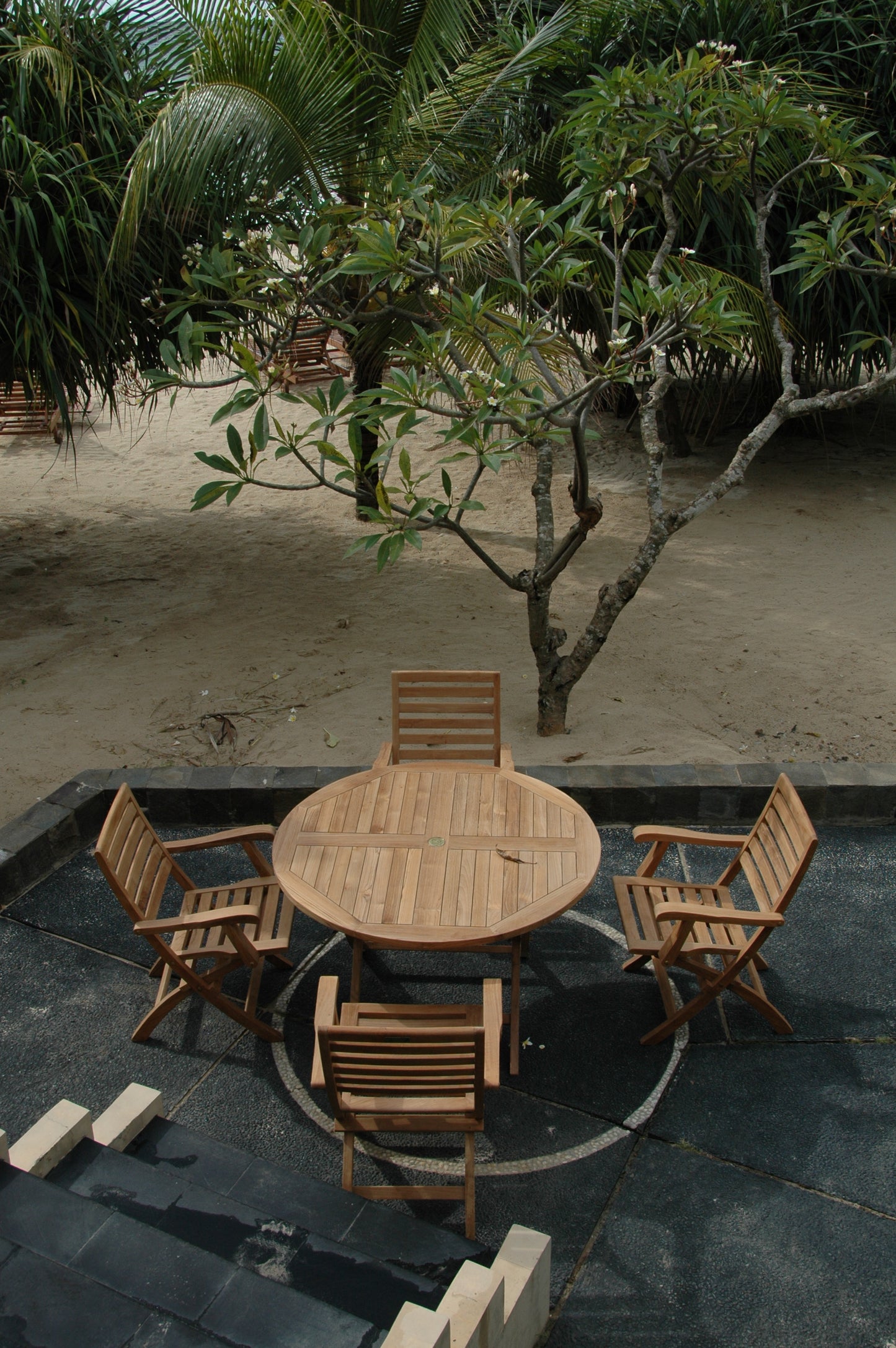Andrew Bahama 5-Pieces Folding Dining Set — View 3