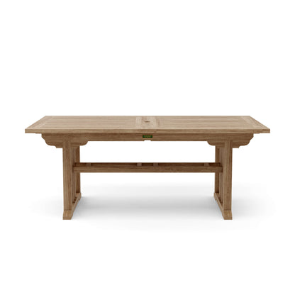 Sahara 106" Rectangular Double Ext. Table — View 2