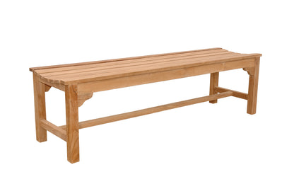 Hampton 3-Seater Backless Bench — View 7