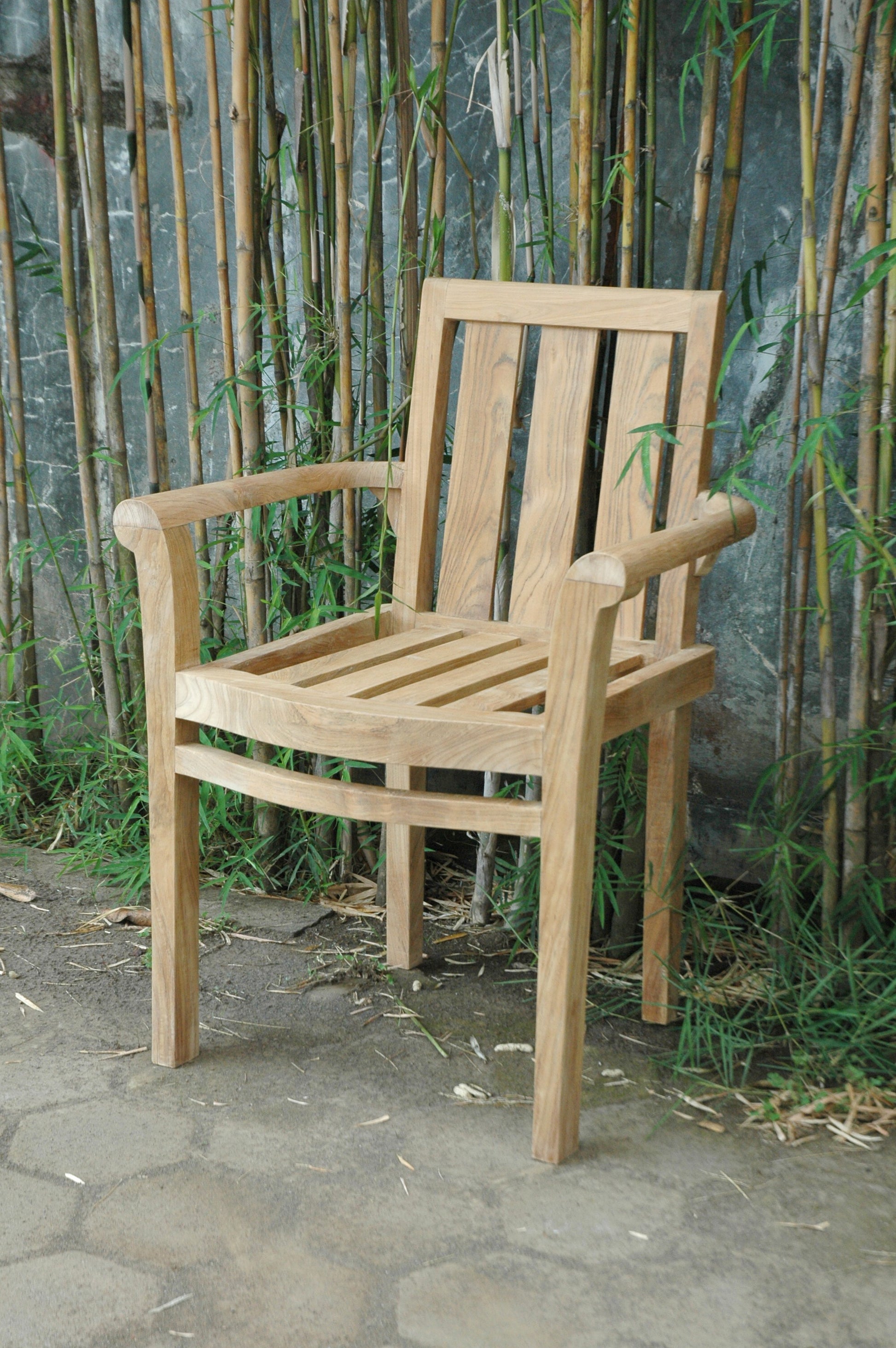 Classic Stackable Armchair (Fully Built & 4 pcs in a box) — View 3