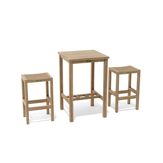 Bahama Montego 3-Pieces Square Bar Set — View 2