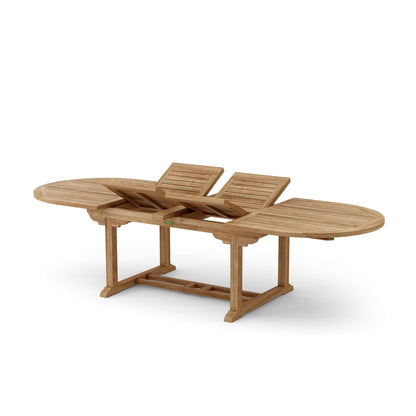 Bahama 117" Oval Extension Table w/ Double Extensions — View 3