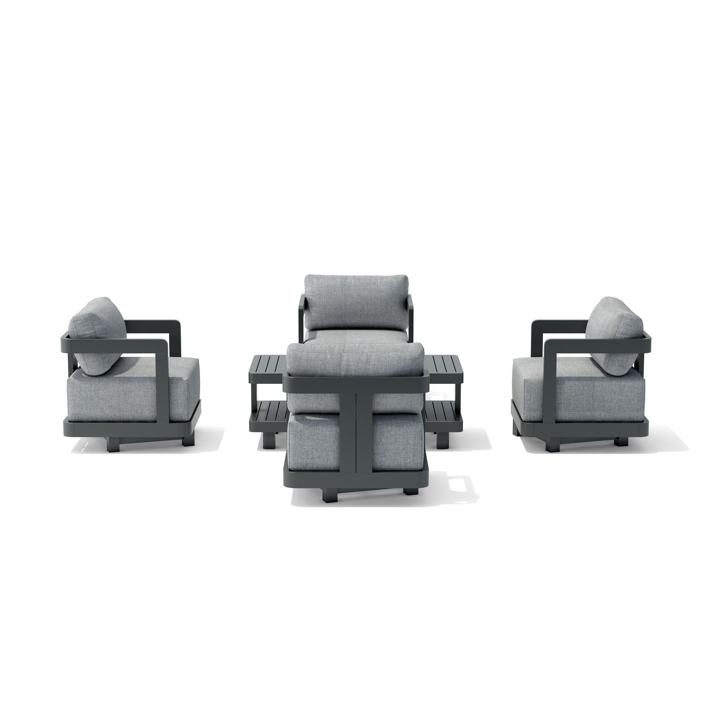 SET-904-AL 5-pc Granada Aluminum Deep Seating — View 2