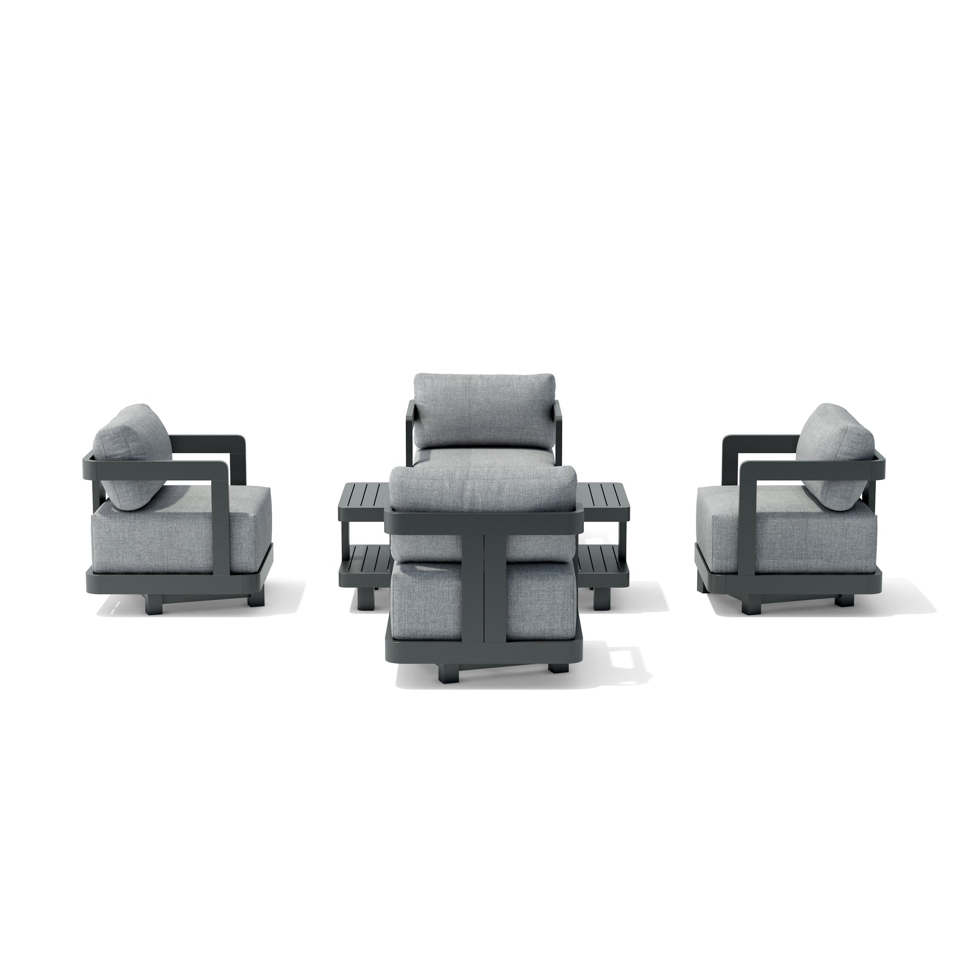 SET-904-AL 5-pc Granada Aluminum Deep Seating — View 2