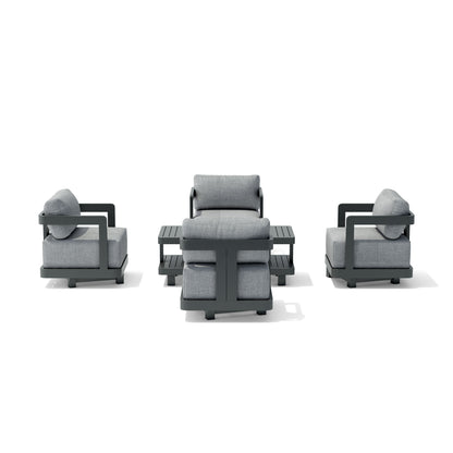 SET-904-AL 5-pc Granada Aluminum Deep Seating — View 2