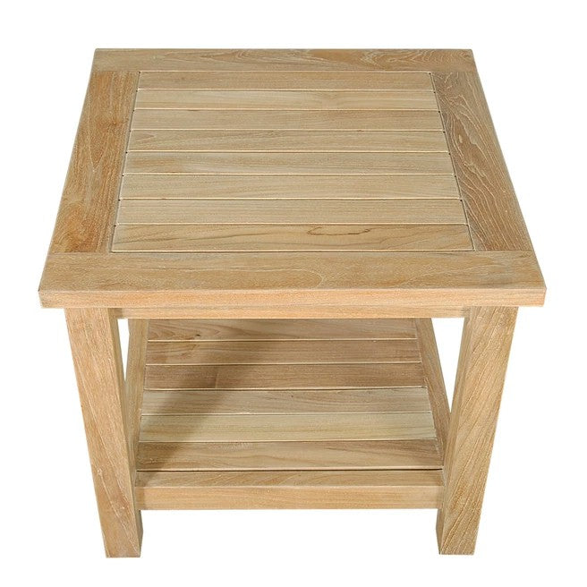 22" Square 2-Tier Side Table — View 3