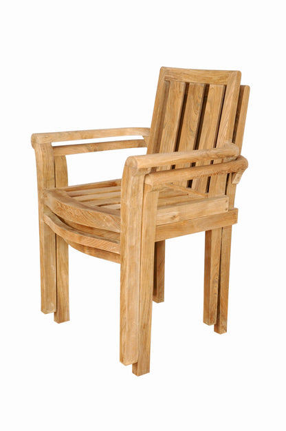 Classic Stackable Armchair (Fully Built & 4 pcs in a box) — View 2