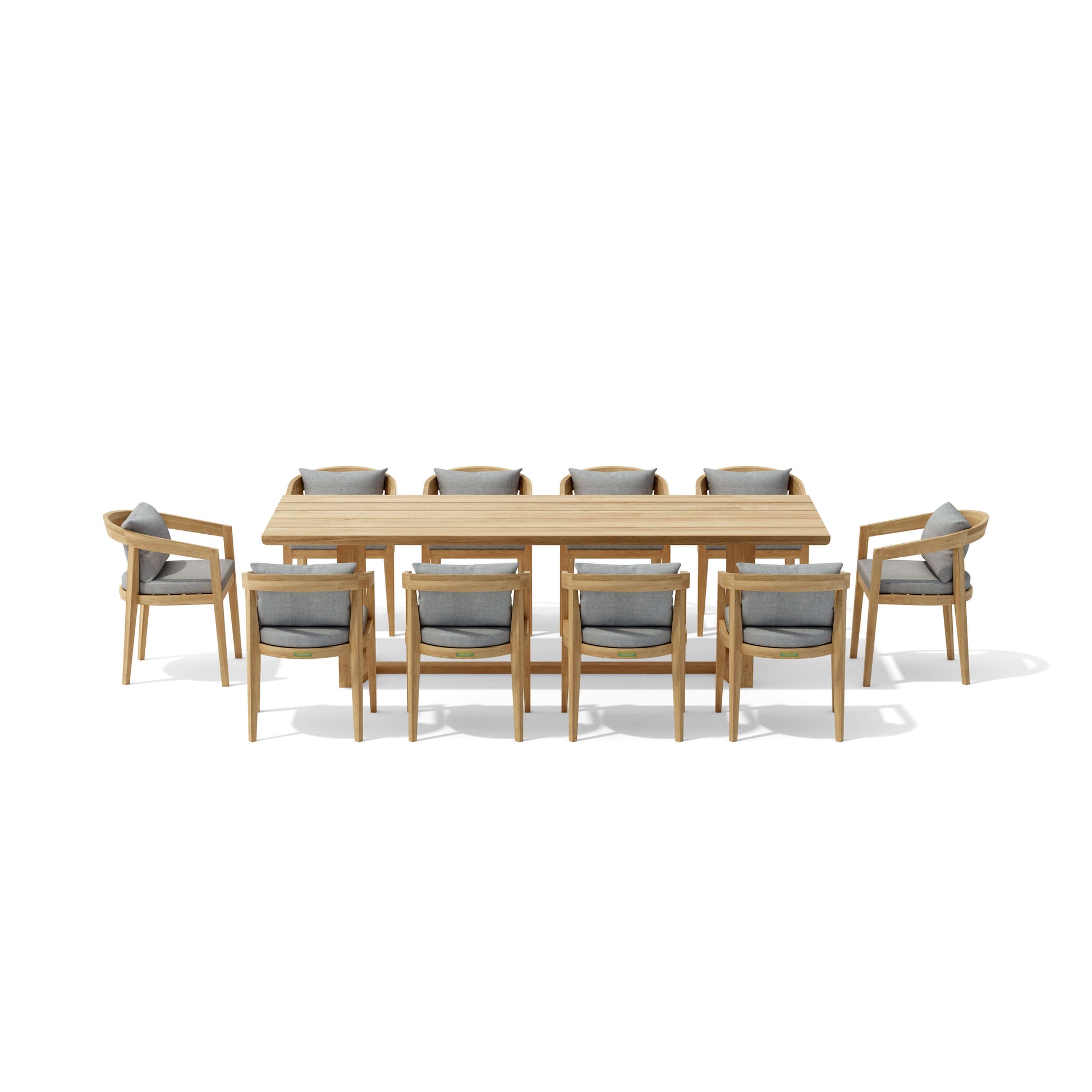 SET-368 11-pc Toscana Dining Table Set — View 3