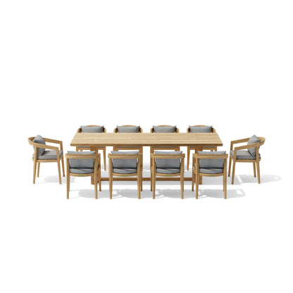 SET-368 11-pc Toscana Dining Table Set — View 3