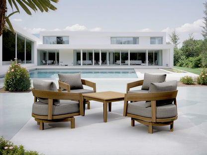 SET-371 Toscana 5-pc Deep Seating Swivel Set