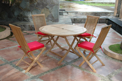 Classic Bahama 5-Pieces Folding Dining Set — View 4