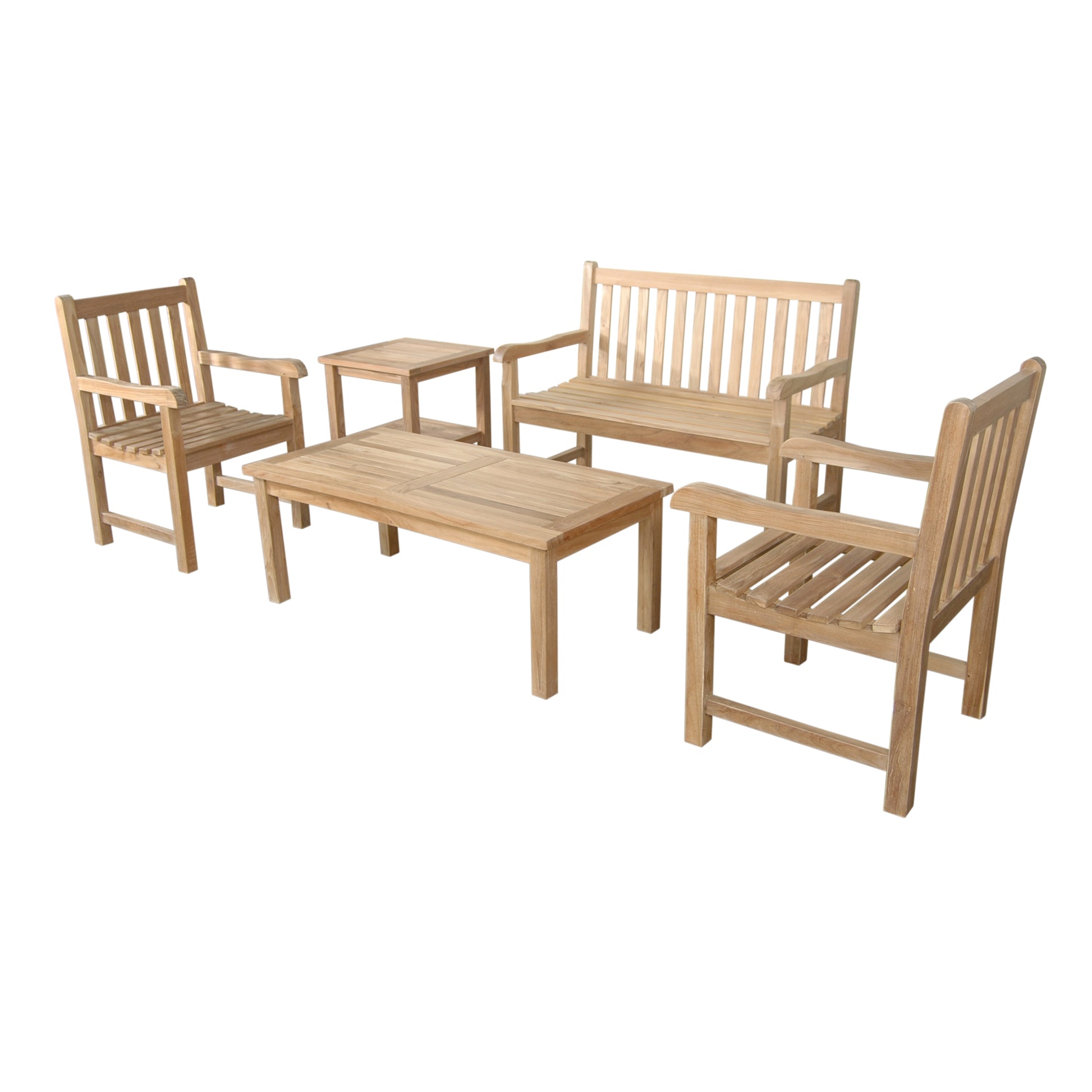 Classic 2-Seater 5-Pieces Conversation Set — View 6