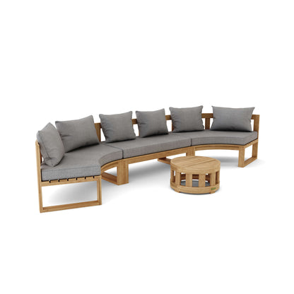 SET-814 Circular Modular Deep Seating Set — View 3