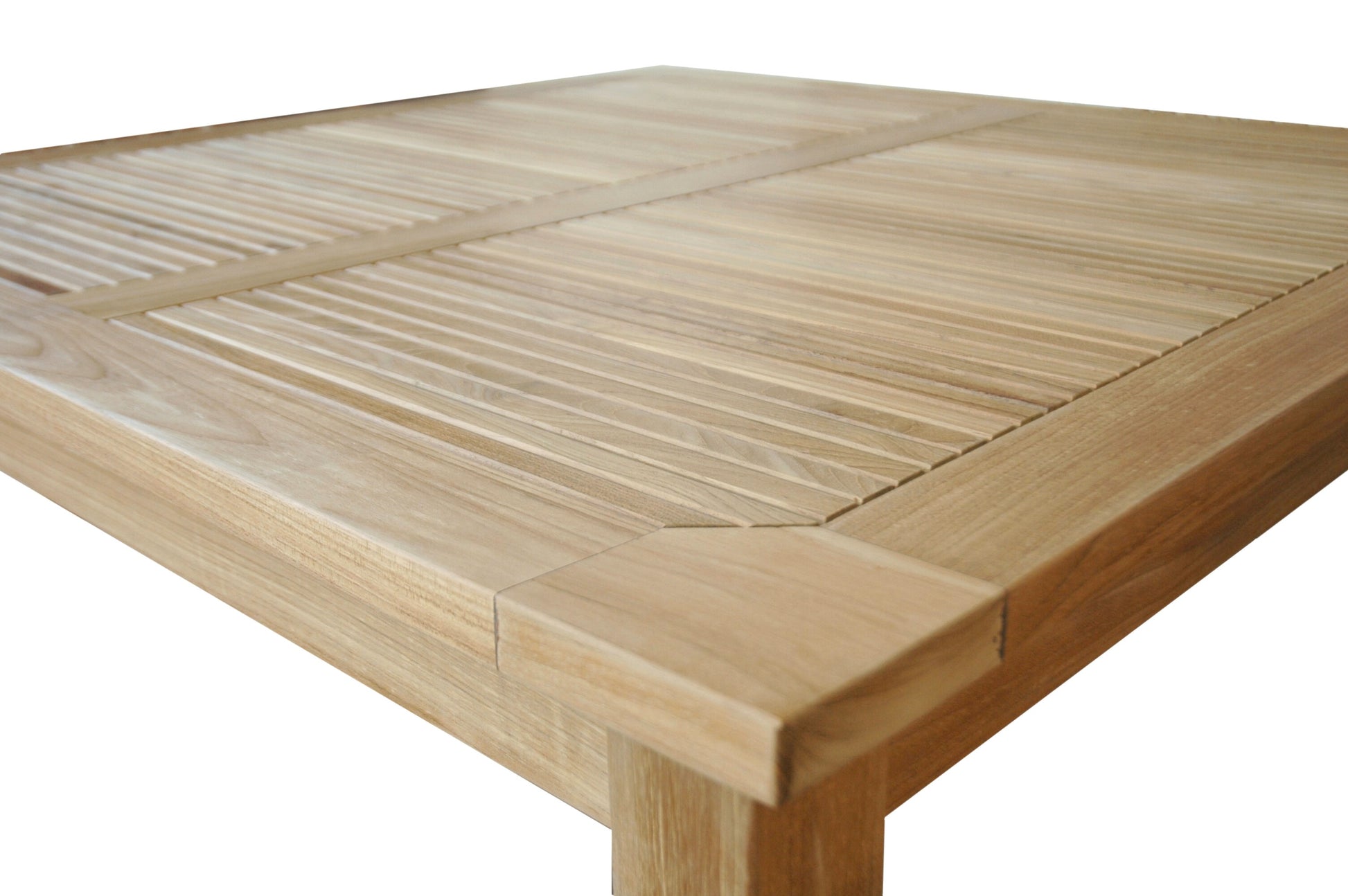 47" Windsor Square Small Slat Dining Table — View 4