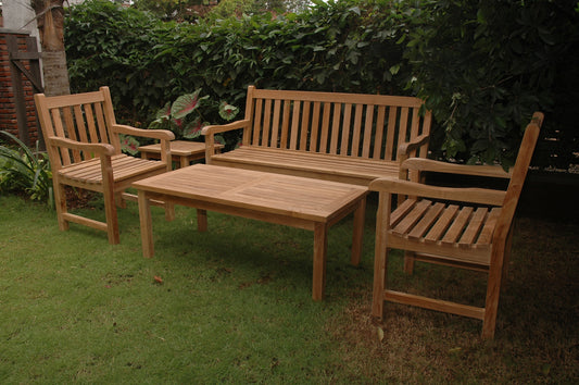 Classic 3-Seater 5-Pieces Conversation Set — View 2