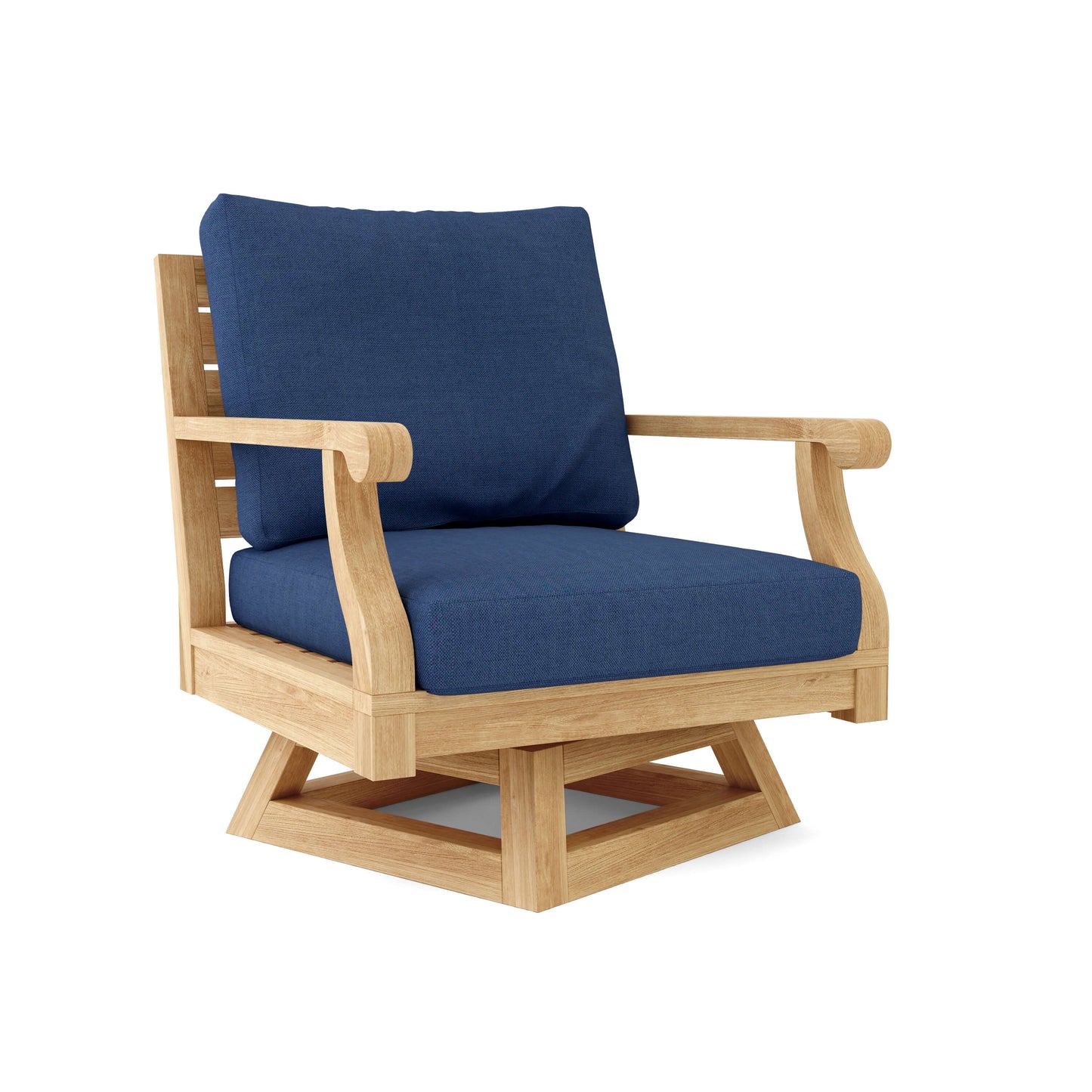 Riviera Swivel Armchair + Cushion — View 4