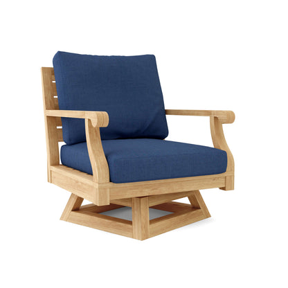 Riviera Swivel Armchair + Cushion — View 4
