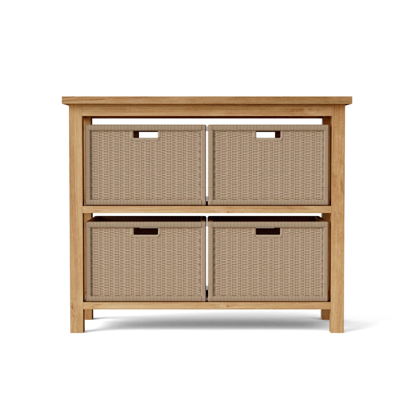 Towel Console w/ 2 Shelves Table — View 4