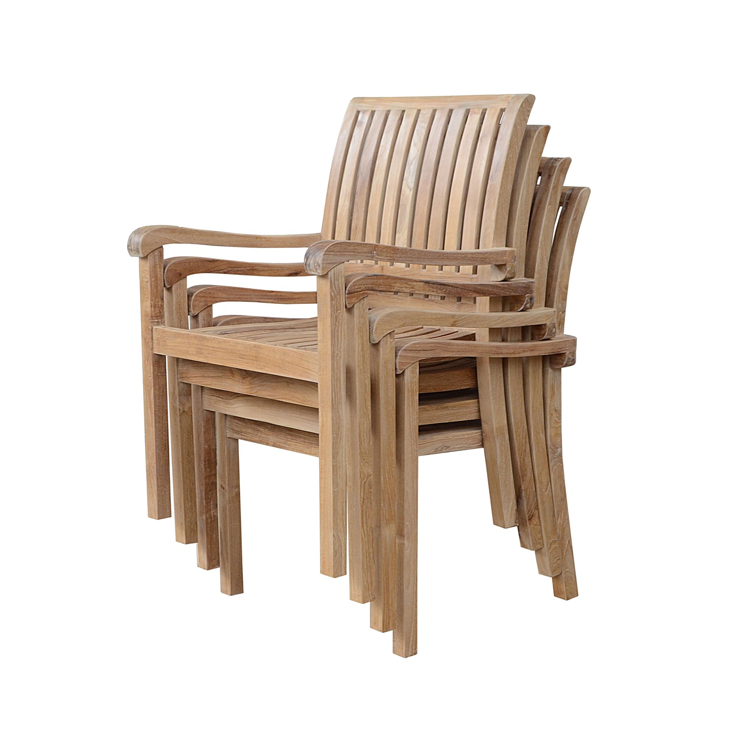 Aspen Stackable Armchair (Fully Built & 4 pcs in a box) — View 4